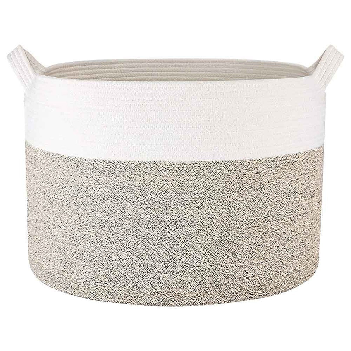 Little Story Little Story - Cotton Rope Diaper Caddy XL - Ivory