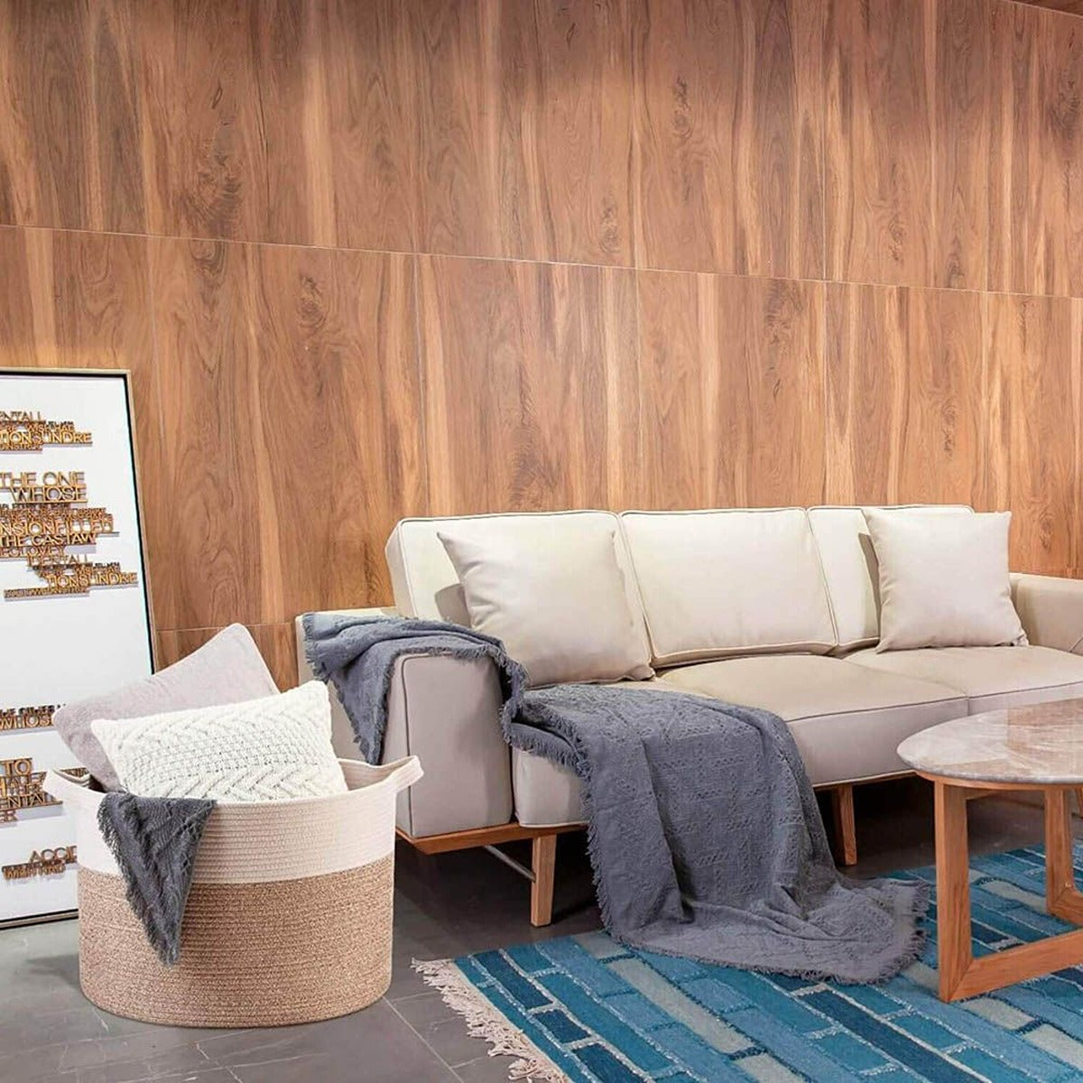 Little Story Little Story - Cotton Rope Diaper Caddy XL - Ivory