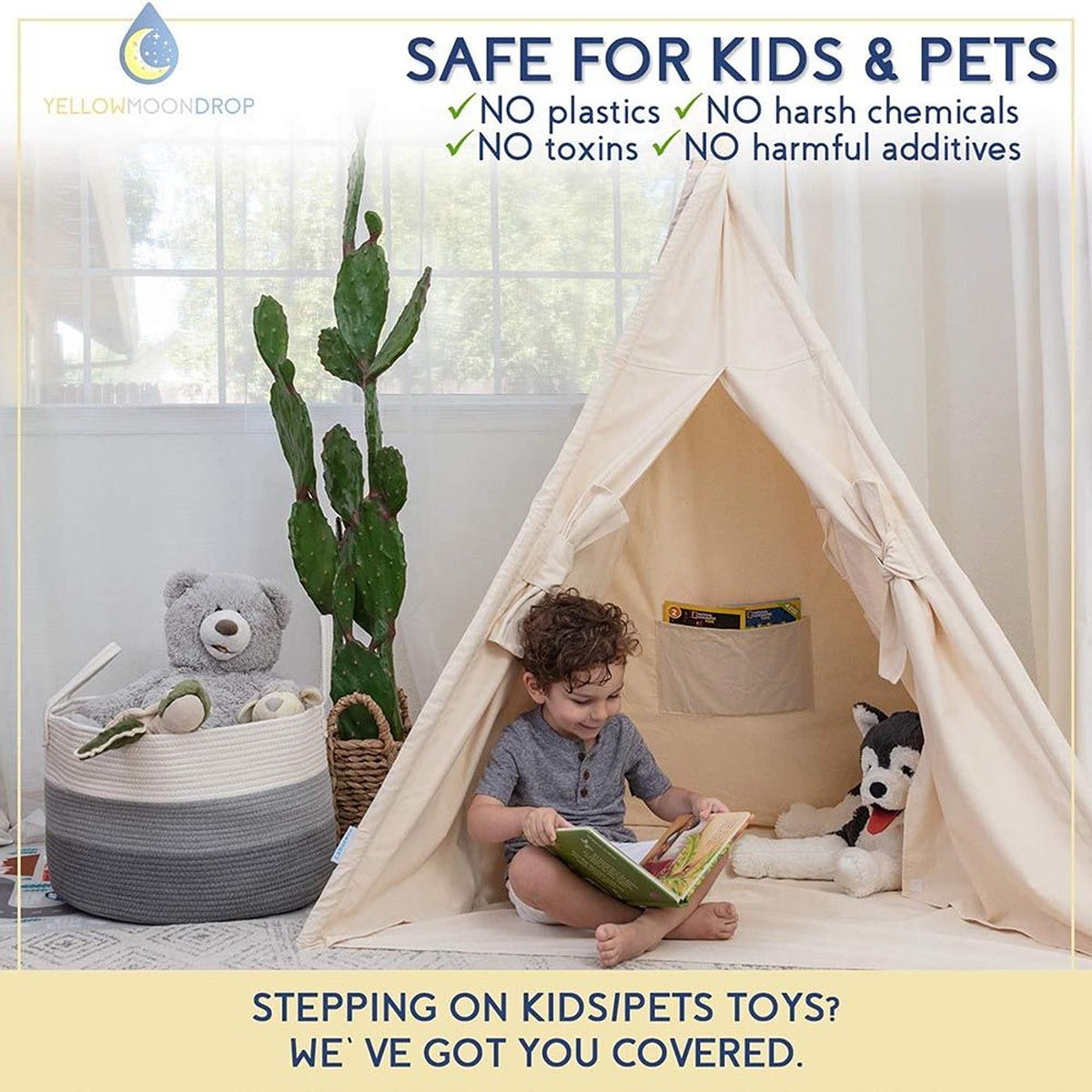 Little Story Little Story - Multi-Purpose/Laundry Caddy Basket XXL - Grey