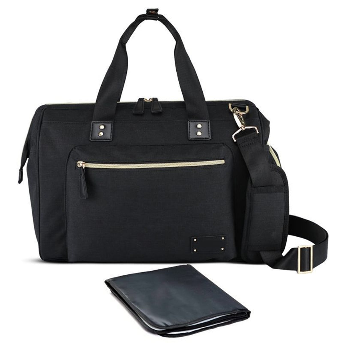 Little Story Little Story - Zera Mom Dad Diaper Bag - Black