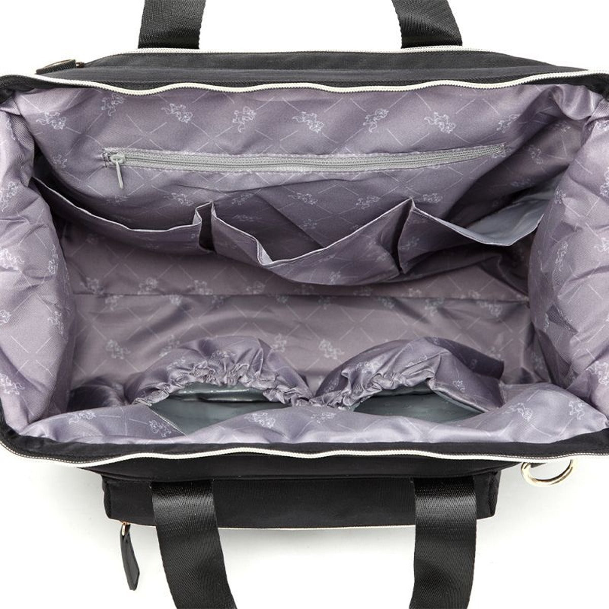 Little Story Little Story - Zera Mom Dad Diaper Bag - Black