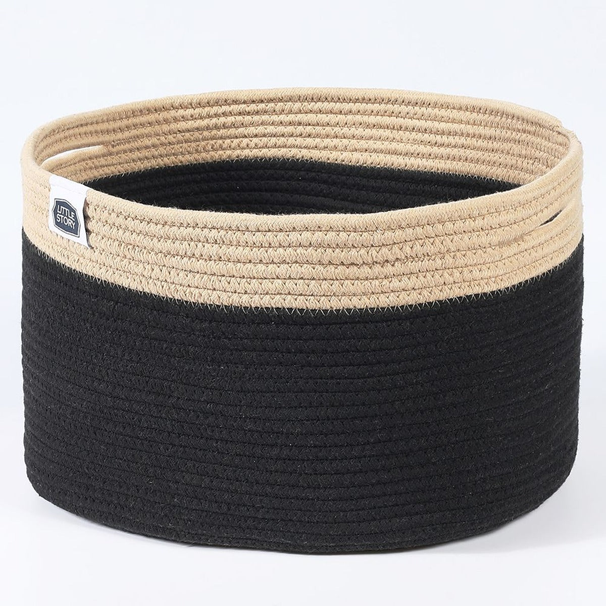 Little Story Little Story - Multi-Purpose/Laundry Caddy Basket - Black