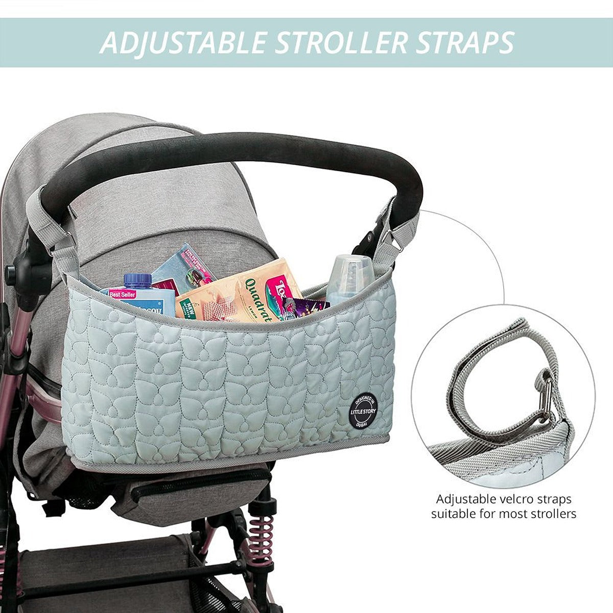 Little Story Little Story - Premium Stroller Bag - Blue