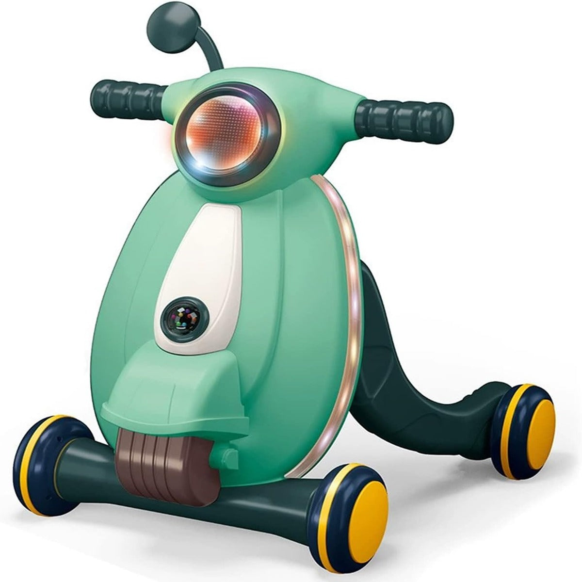 Little Story Little Story Multifunctional Baby Walker wt Light Music Fun Learning Toy Green