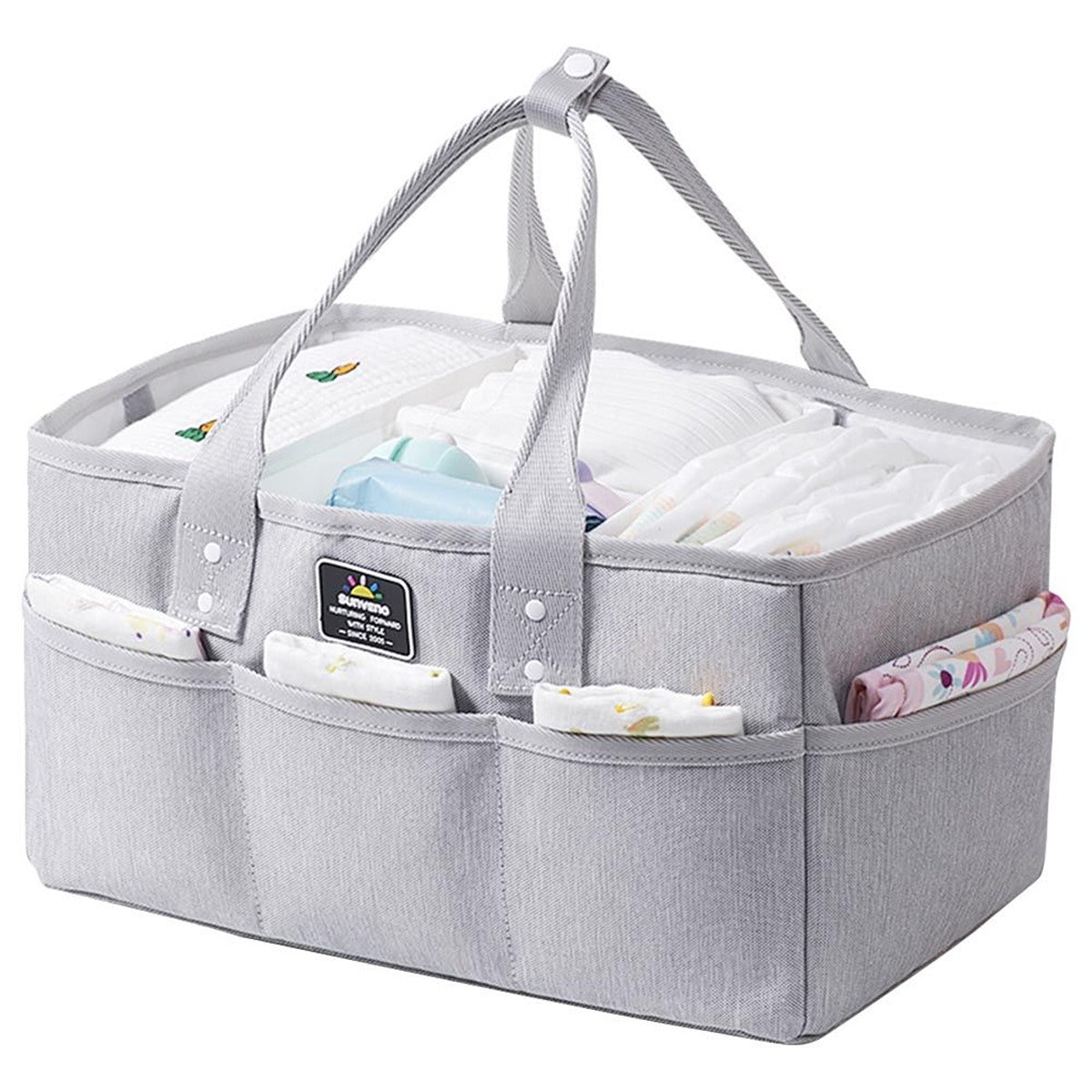 Sunveno Sunveno Organizer - Diaper Caddy - Grey