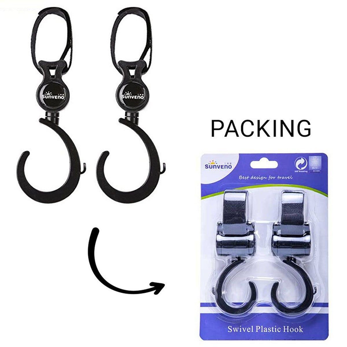 Sunveno Sunveno - Diaper Bag Green Dream XL w/ Stroller Hooks