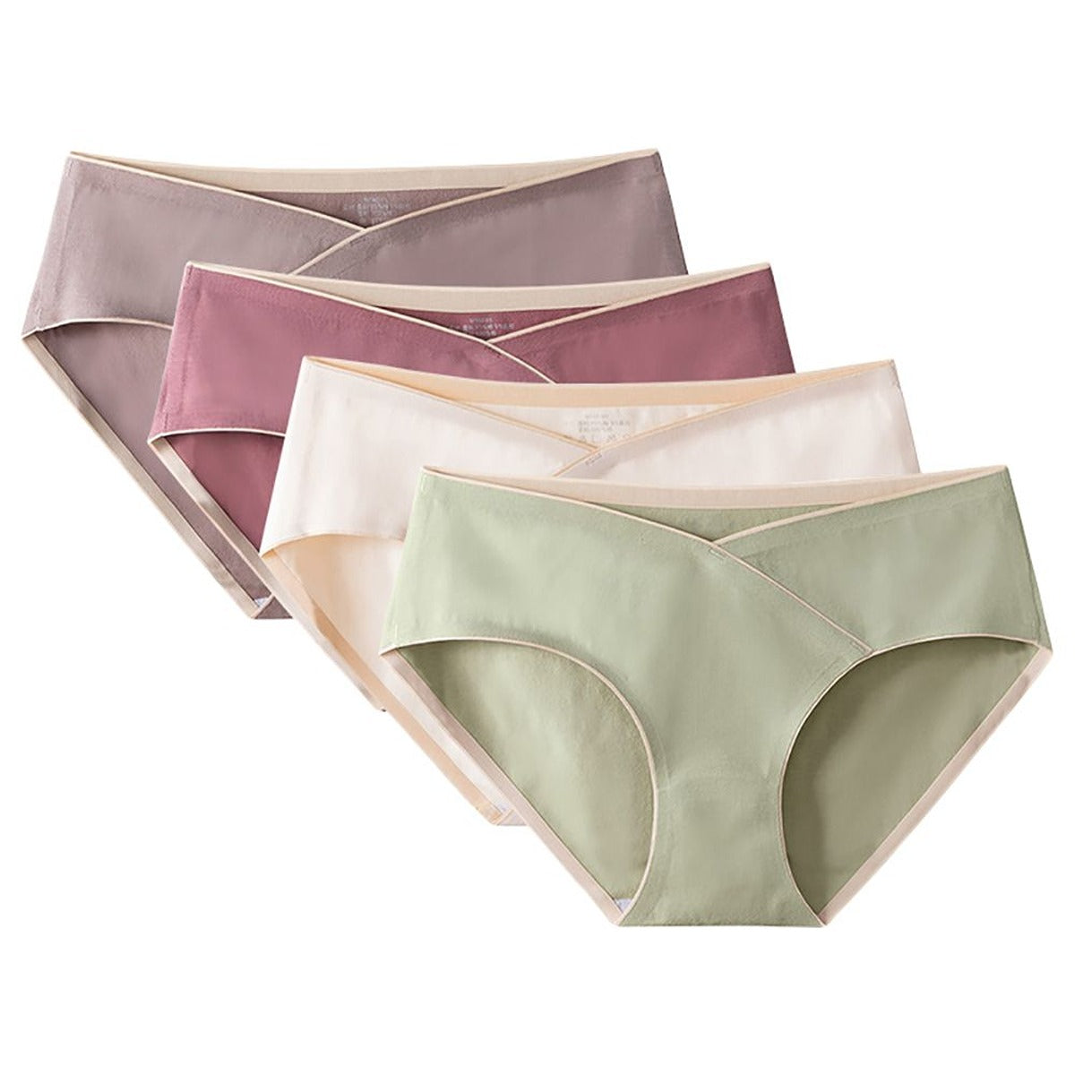 Sunveno Sunveno - Set of 4 Maternity Seamless Low Waist Briefs