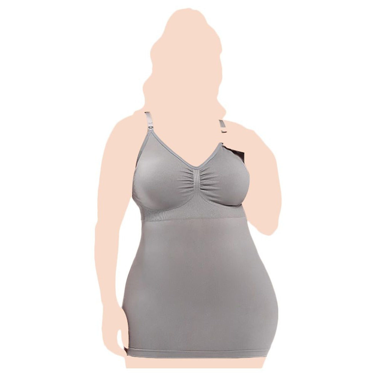 Sunveno Sunveno - Maternity Nursing Tank Top - Grey