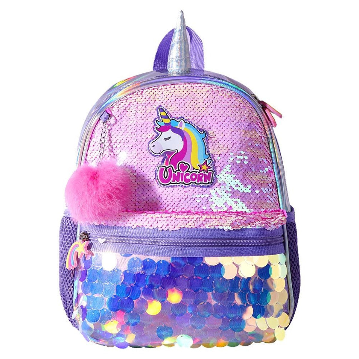 Sunveno Sunveno - Unicorn Sparkle Backpack - Pink - 11.8 Inch