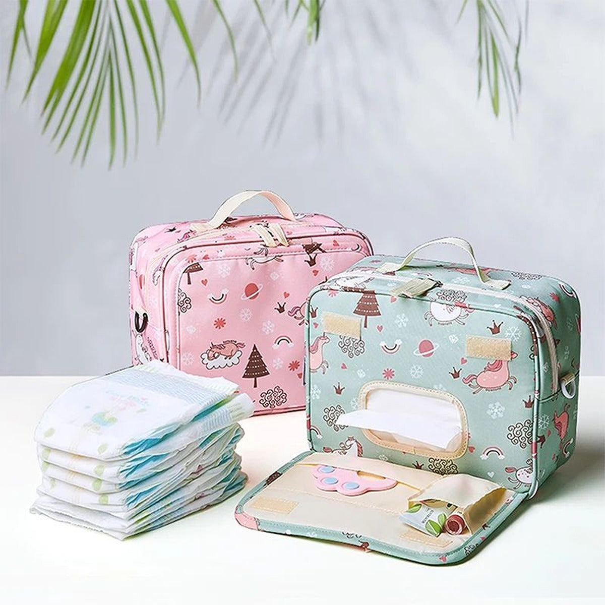 Sunveno Sunveno -  Diaper Changing Clutch Kit Large - Green