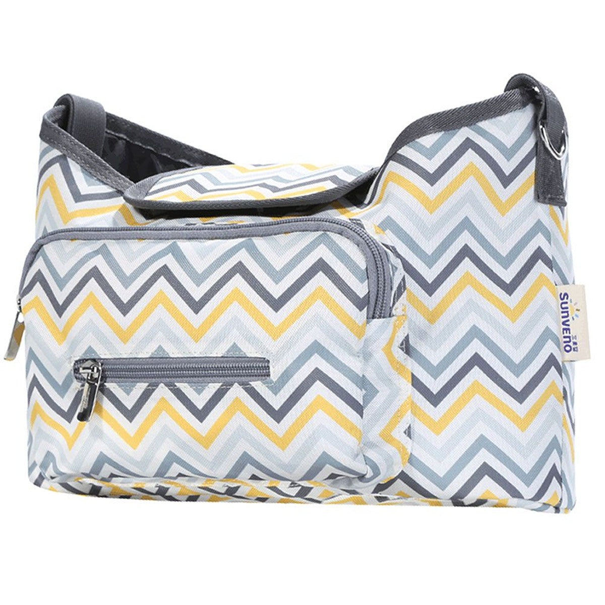 Sunveno Sunveno - Baby Stroller Organizer Bag - Yellow Wave