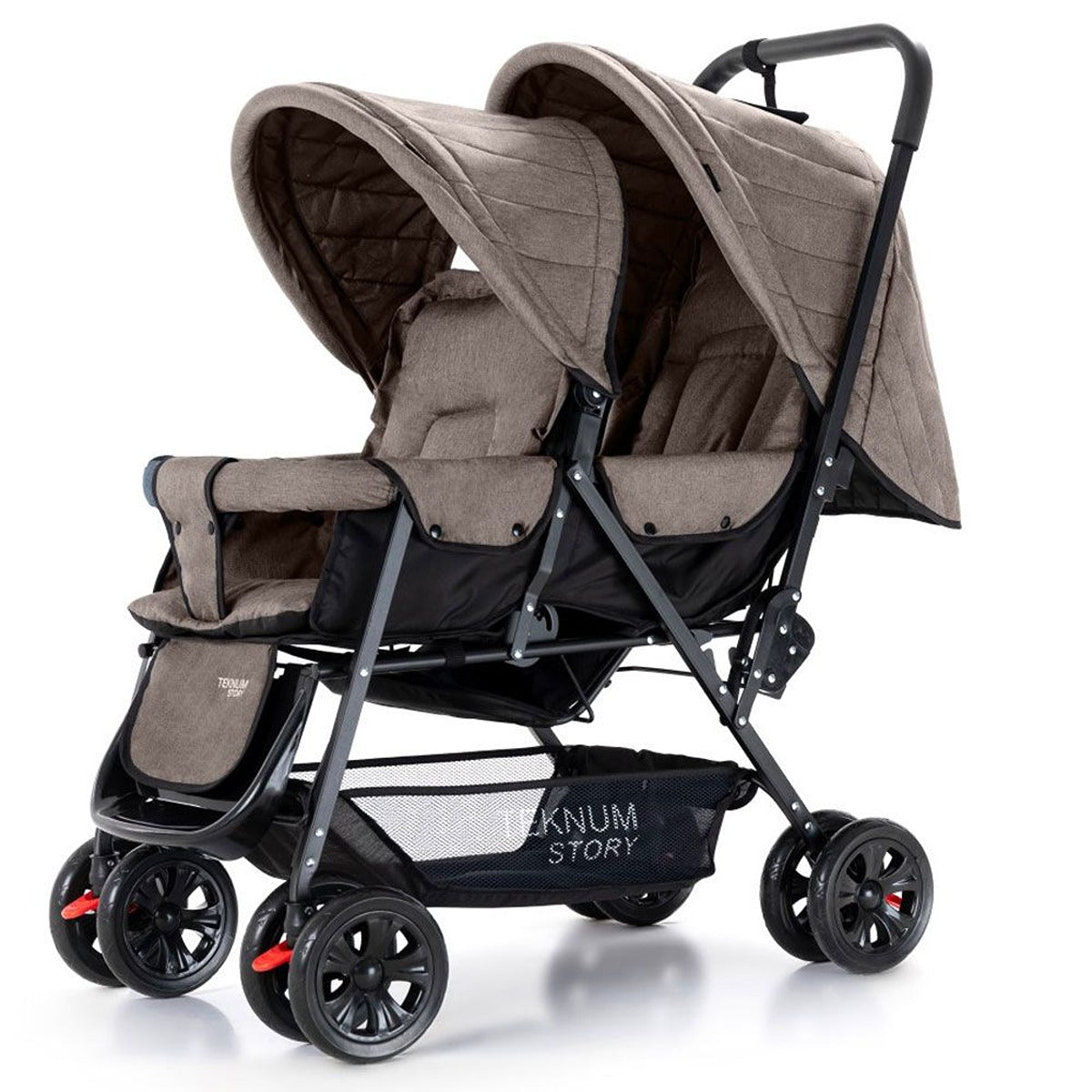 Teknum Teknum - Double Baby Stroller - Khaki