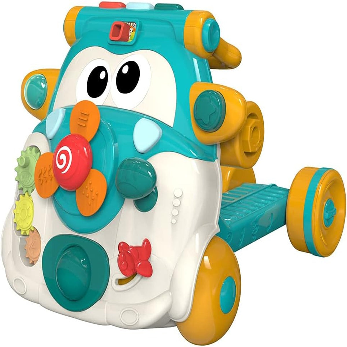 Teknum Teknum 3 IN 1 Baby Walker Kids Cycle Scooter Skates w Musical keyboard Green