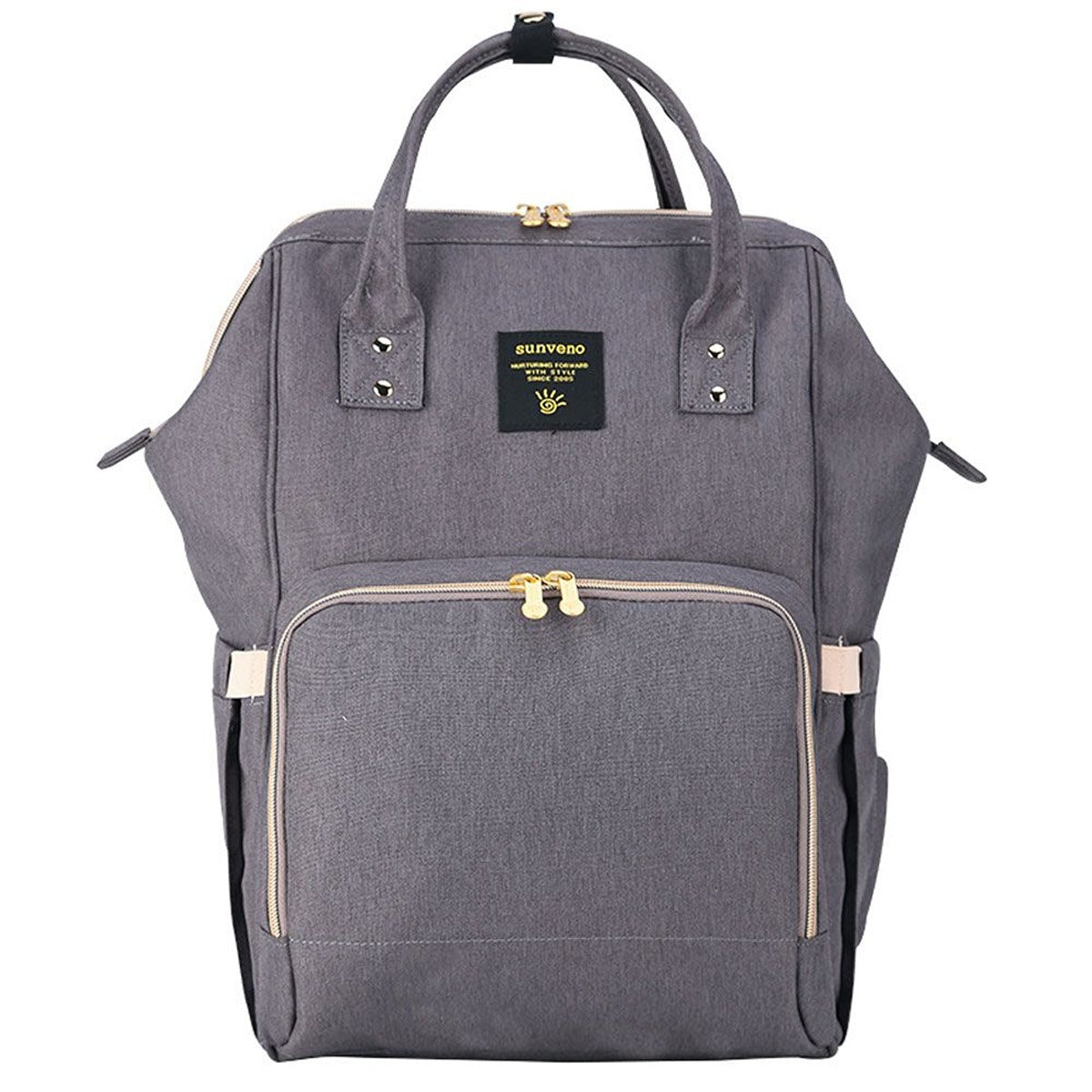 Teknum Teknum - 3-in-1 Pram Stroller, Diaper Bag &amp; Hooks Khaki Grey