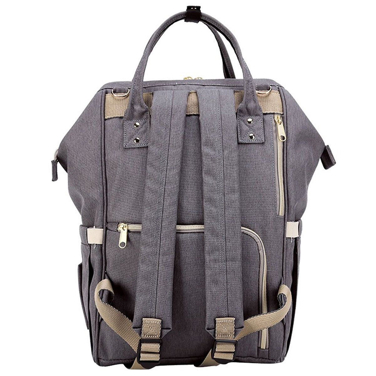 Teknum Teknum - 3-in-1 Pram Stroller, Diaper Bag &amp; Hooks Khaki Grey