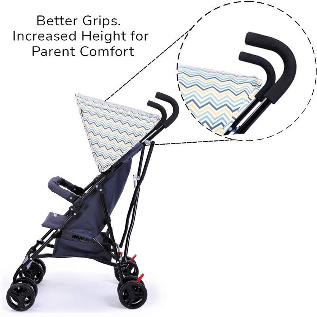 Teknum Teknum - Eco Lite Stroller - Yellow Wave