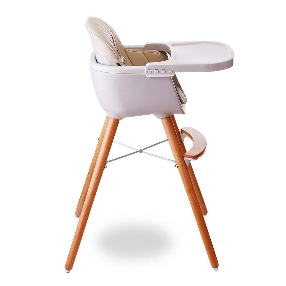 Teknum Teknum - Premium Dual Height Wooden High Chair - Ivory