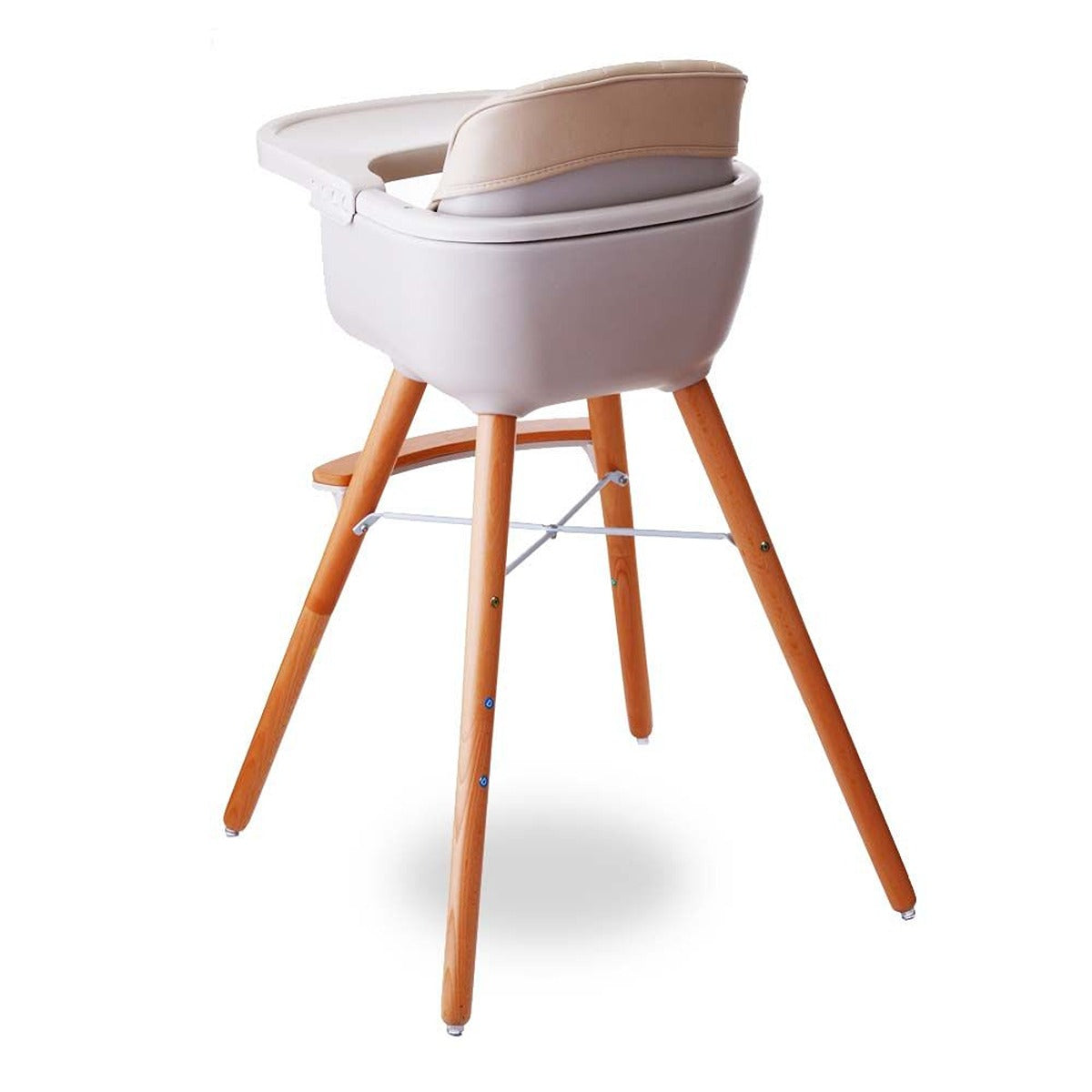 Teknum Teknum - Premium Dual Height Wooden High Chair - Ivory
