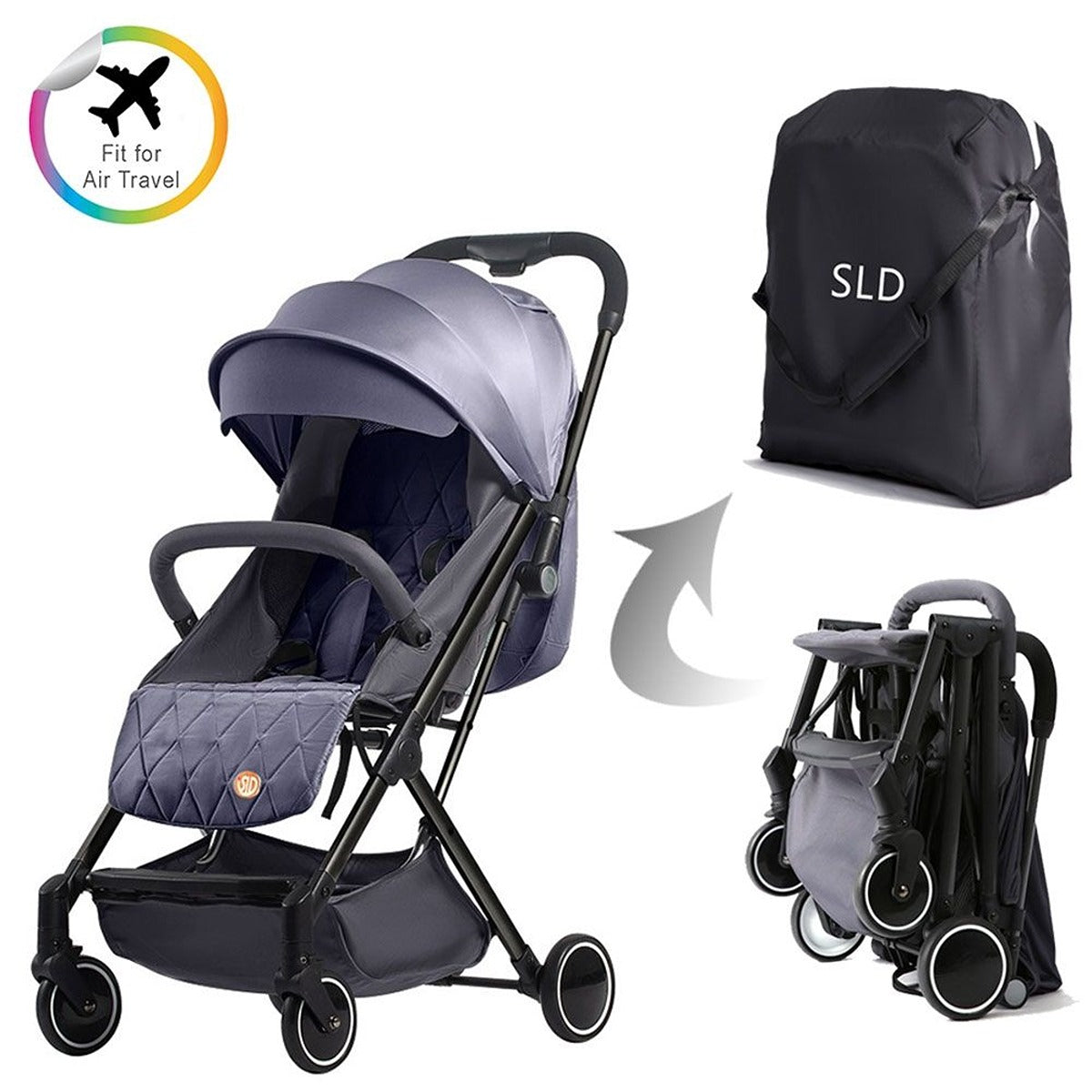 Teknum Teknum - Travel Lite Stroller SLD - Dark Grey