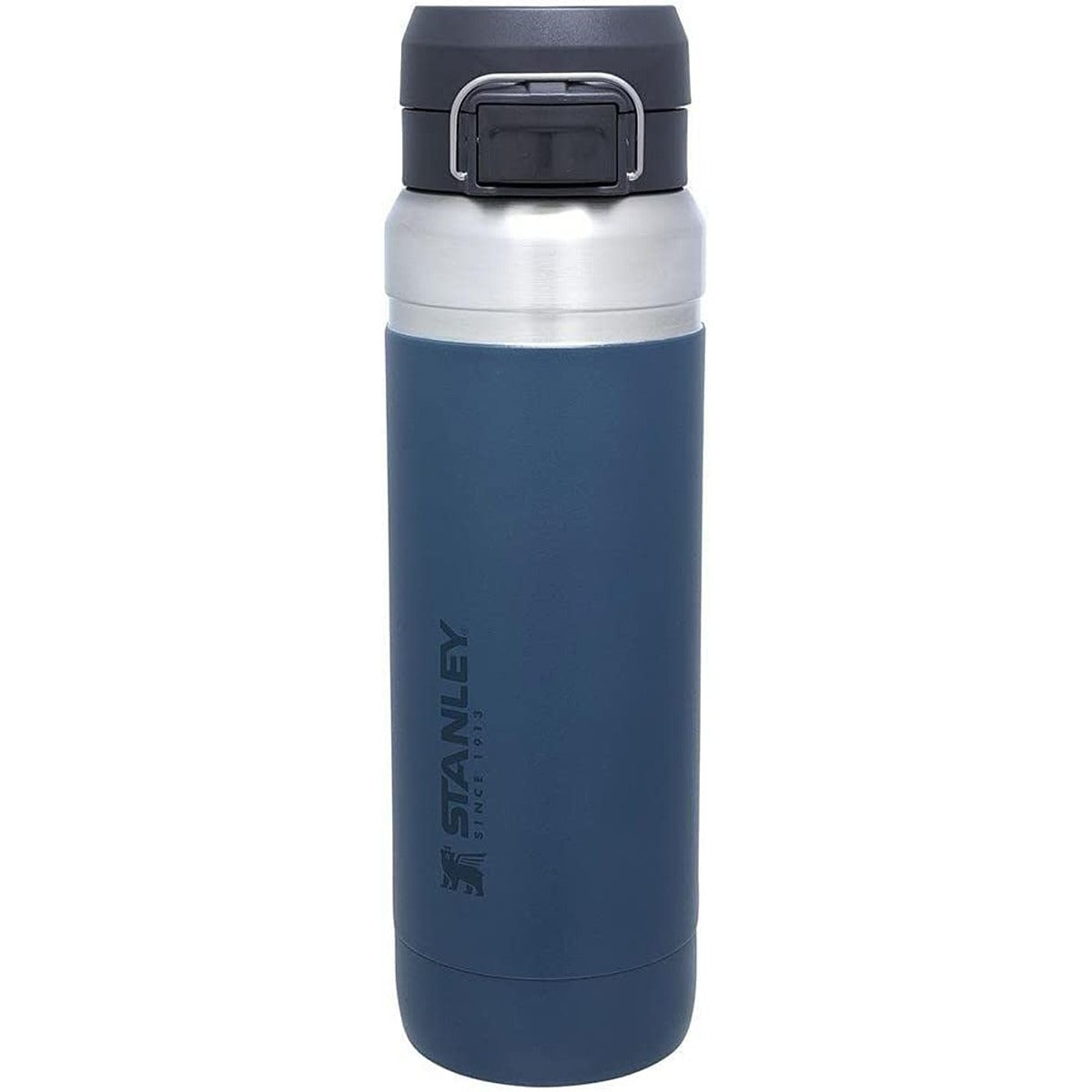 Stanley Quick Flip Water Bottle 1L / 36OZ Abyss â€“ Leakproof | Stainless Steel Water Bottle | Push Button Locking Lid | BPA FREE | Cup Holder Compatible | Dishwasher safe | Lifetime Warranty