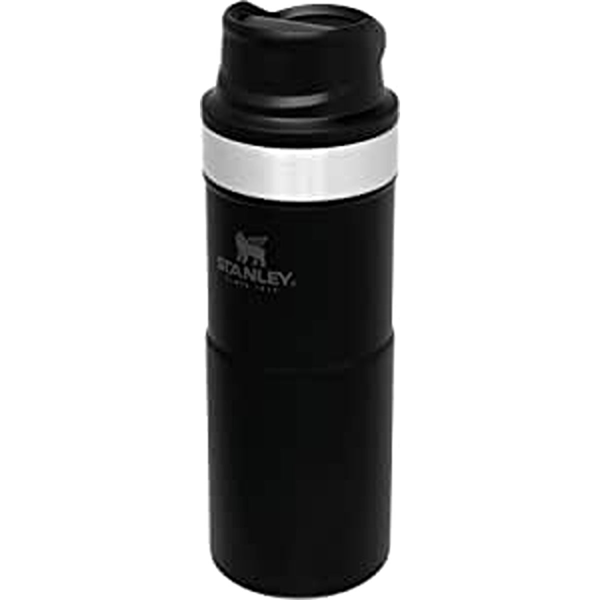 Stanley Trigger Action Travel Mug 0.35L / 12OZ Matte Black â€“ Leakproof | Tumbler for Coffee, Tea & Water | BPA FREE | Stainless-Steel Travel Cup | Dishwasher Safe