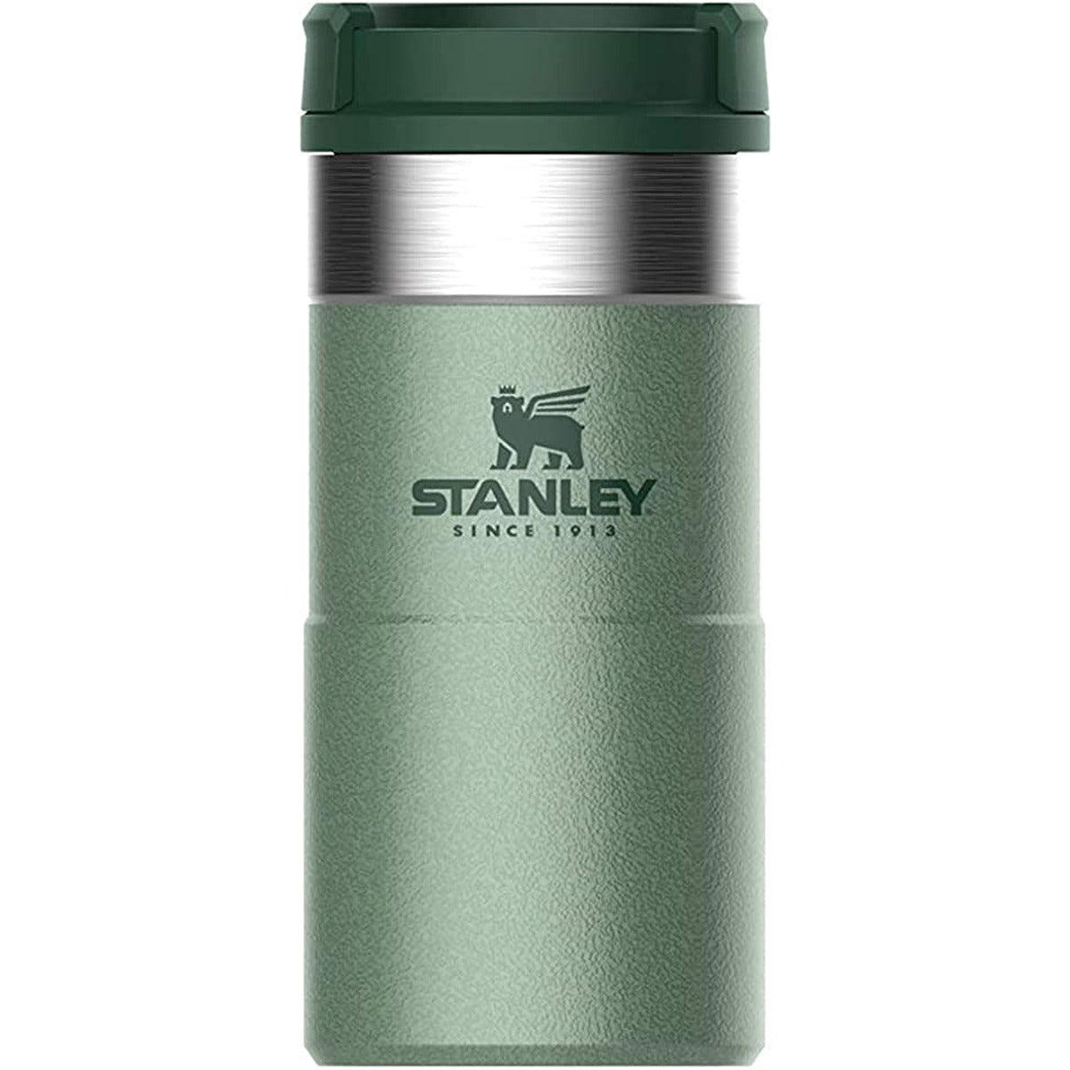 Stanley Classic Neverleak Travel Mug, 0.25 Liter Capacity, Hammertone Green