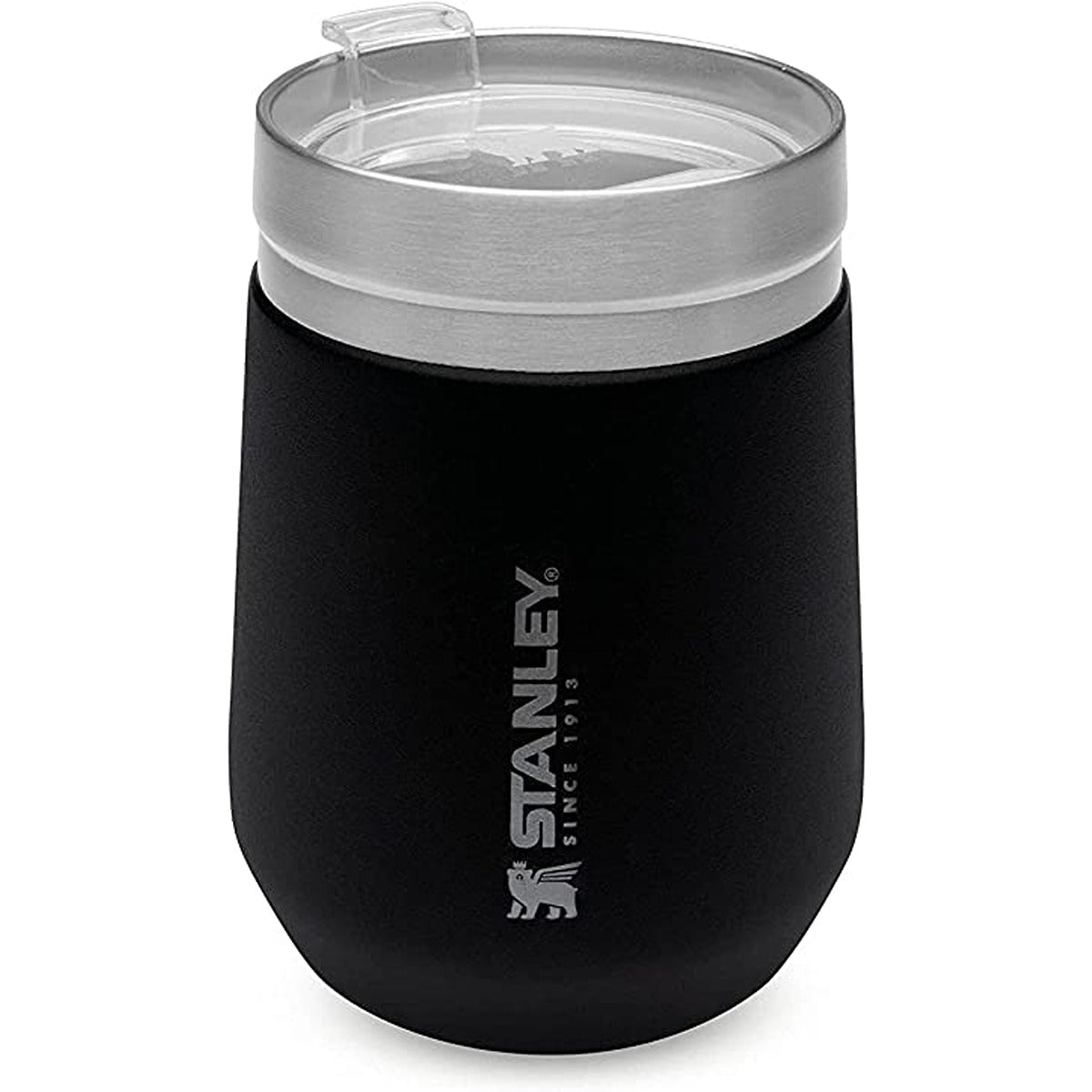 Stanley Go Everyday Tumbler 0.29L / 10 OZ Matt Black Stainless Steel Tumber for Wine, Cocktails, Coffee, Tea - Keeps Cold / hot for Hours - BPA- Dishwasher Safe