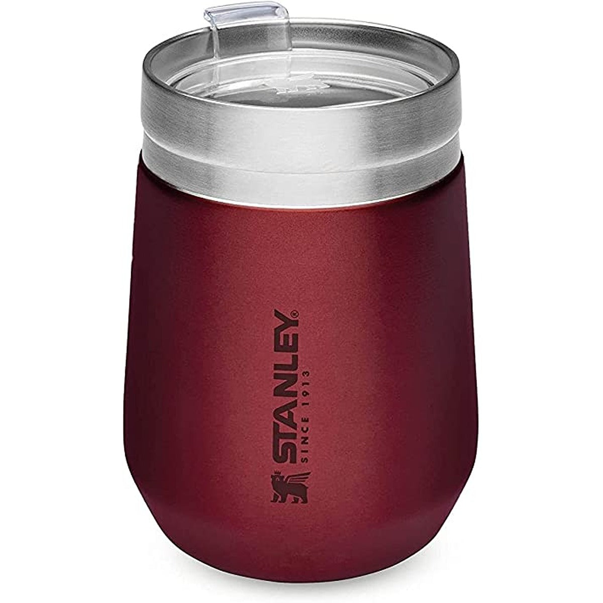 Stanley Go Everyday Tumbler 0.29L / 10 OZ Wine Red Stainless Steel Tumber for Wine, Cocktails, Coffee, Tea - Keeps Cold / hot for Hours - BPA- Dishwasher Safe