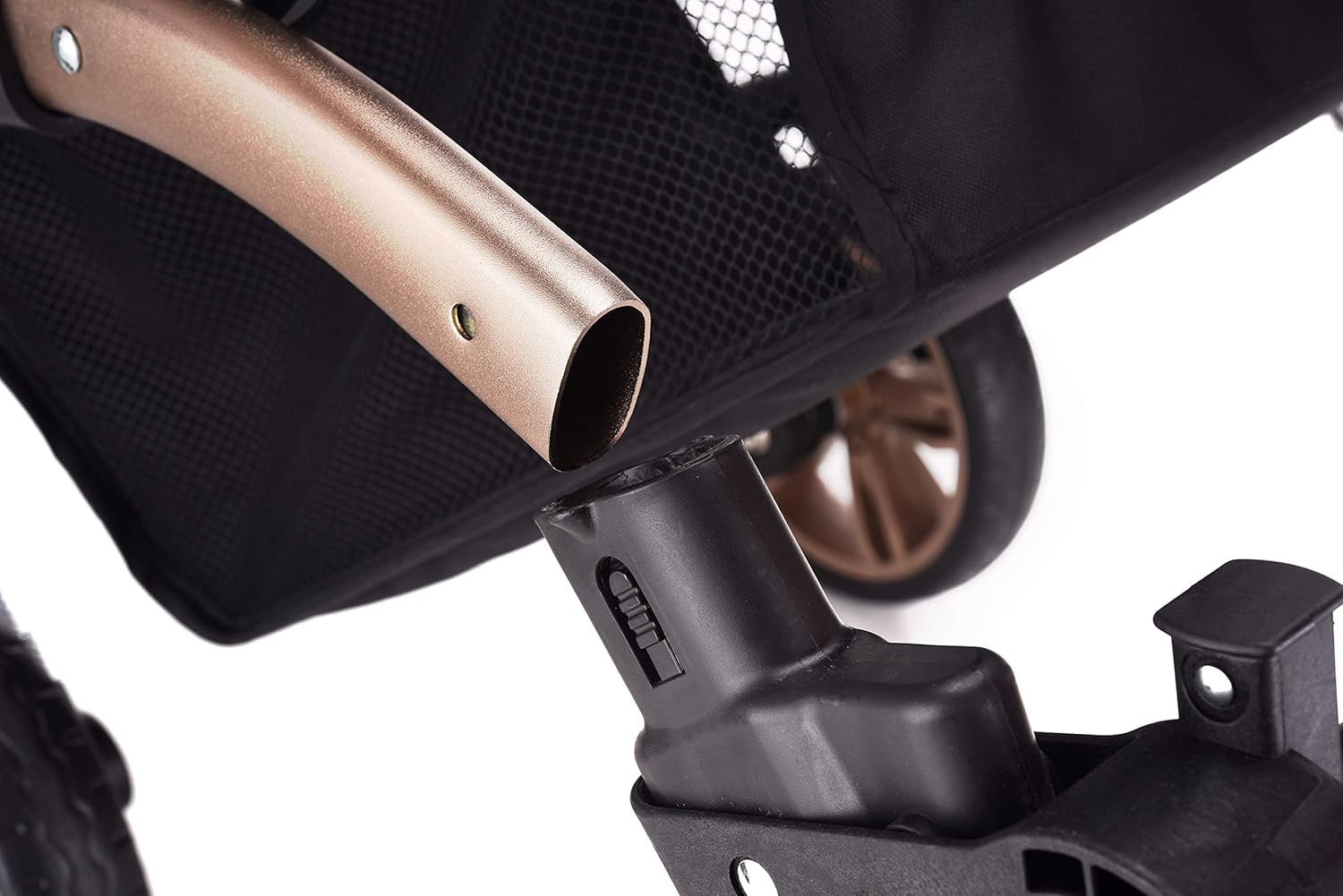 Teknum Teknum 3-In-1 Pram Stroller &amp; Diaper Bag Bundle - Black