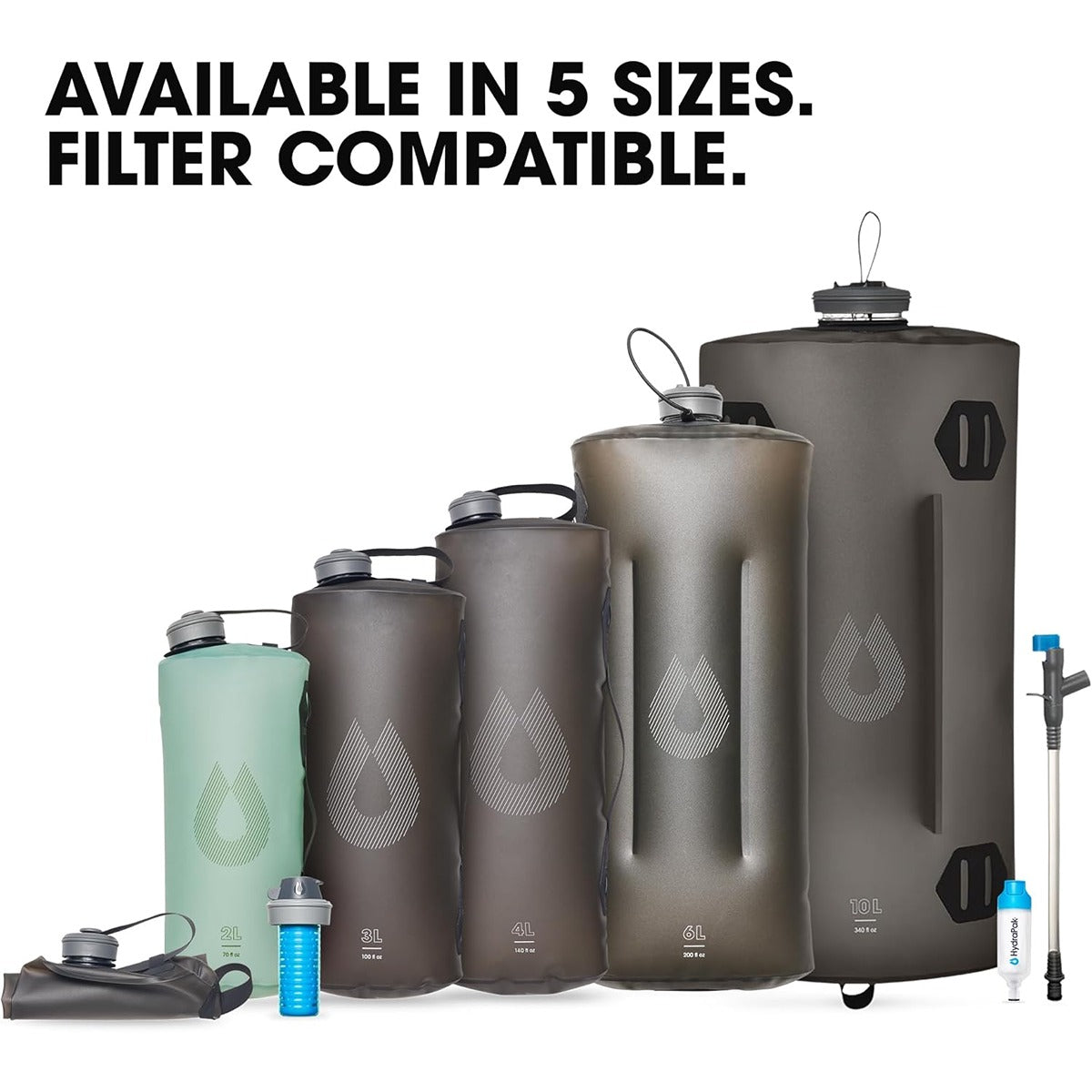 Hydrapak SEEKER 4L - Mammoth Grey