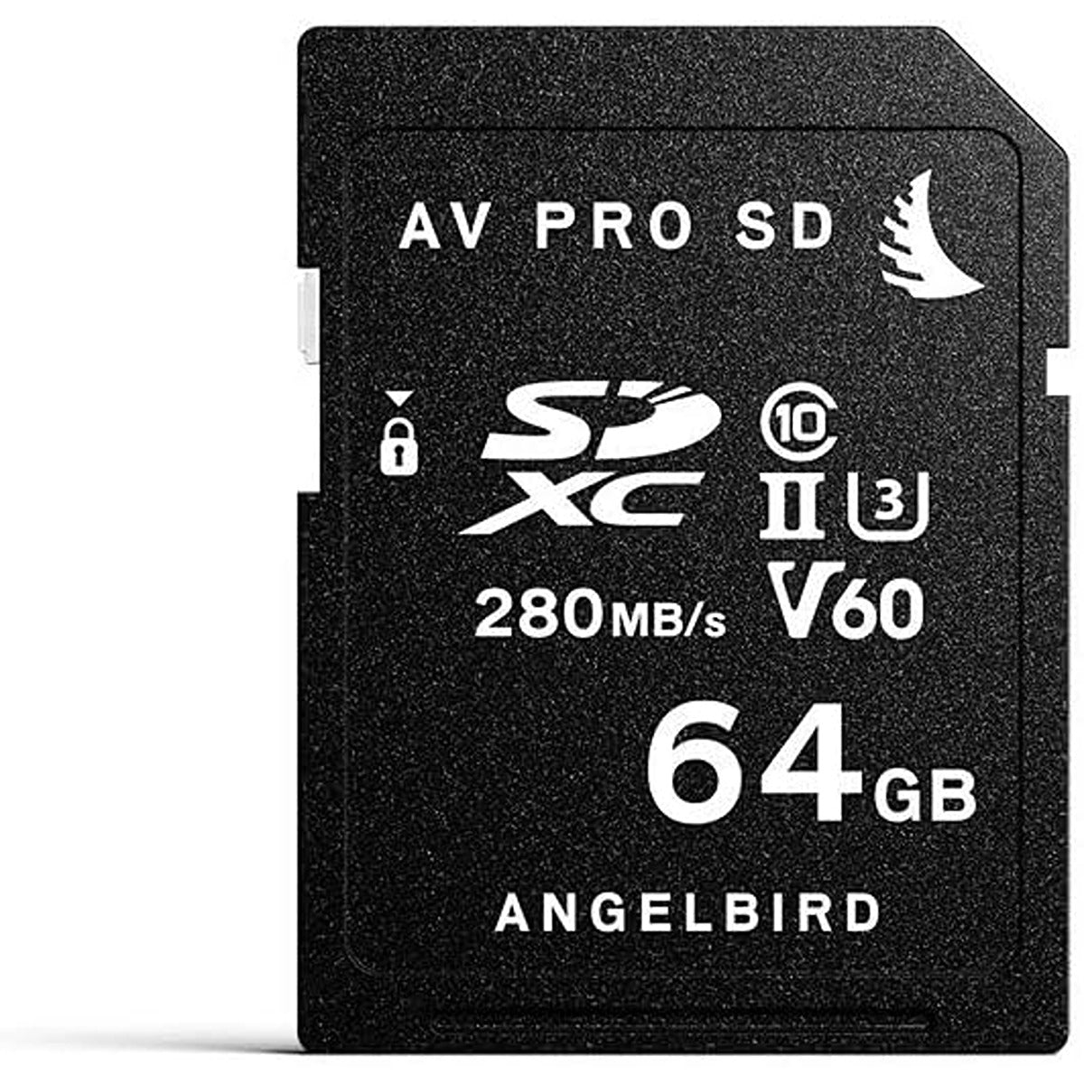 AngelBird Angelbird AV PRO SD MK2 Card 64GB, UHS-II / V60 / U3 / Class 10, Read:280 MB/s  4k