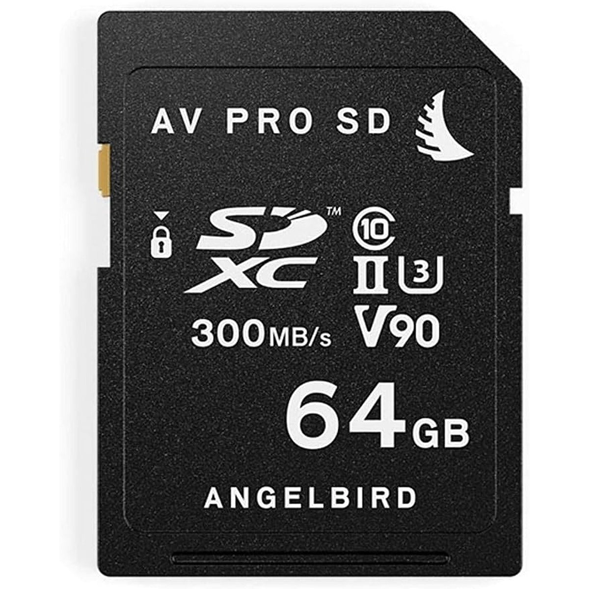 AngelBird Angelbird AV PRO SD MK2 Card 64GB, UHS-II / V90 / U3 / Class 10, Read:300 MB/s, Write:280 MB/s