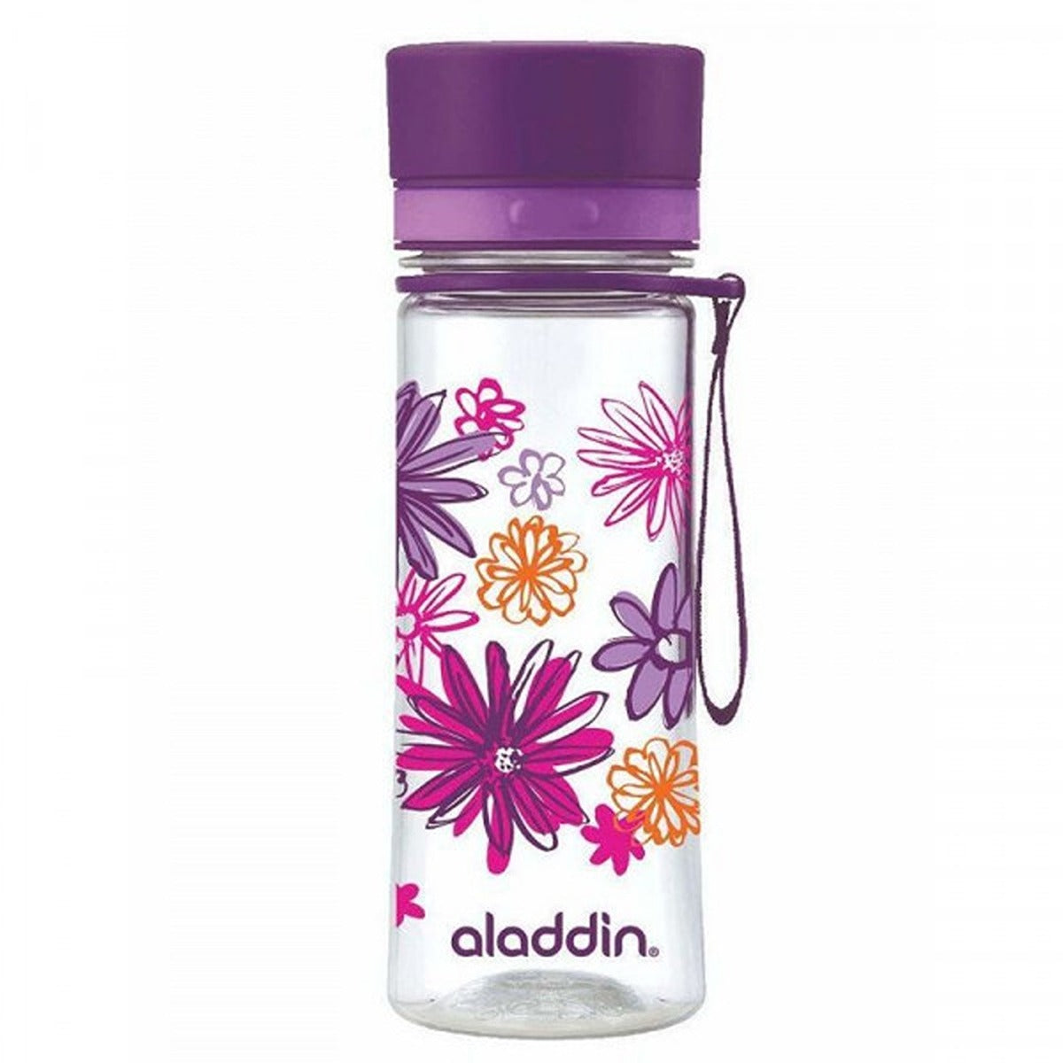 Aladdin Aveo Wtr Btl 0.35L Violet Purple Print