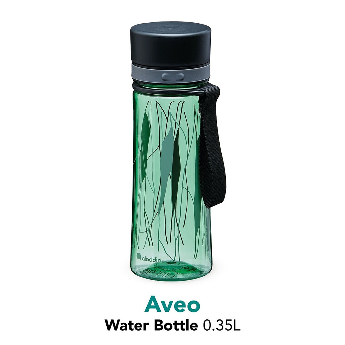 Aladdin Aveo Wtr Btl 0.35L Basil Green Print