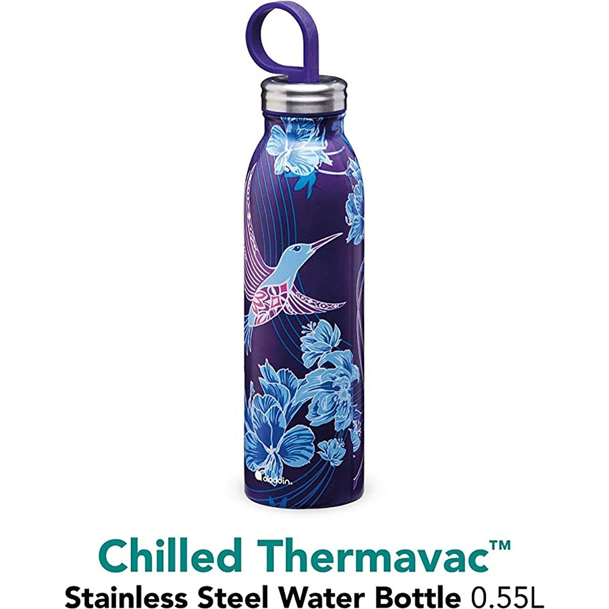 Aladdin Chilled Thermavac Wtr Btl 0.55L Riverside Indigo