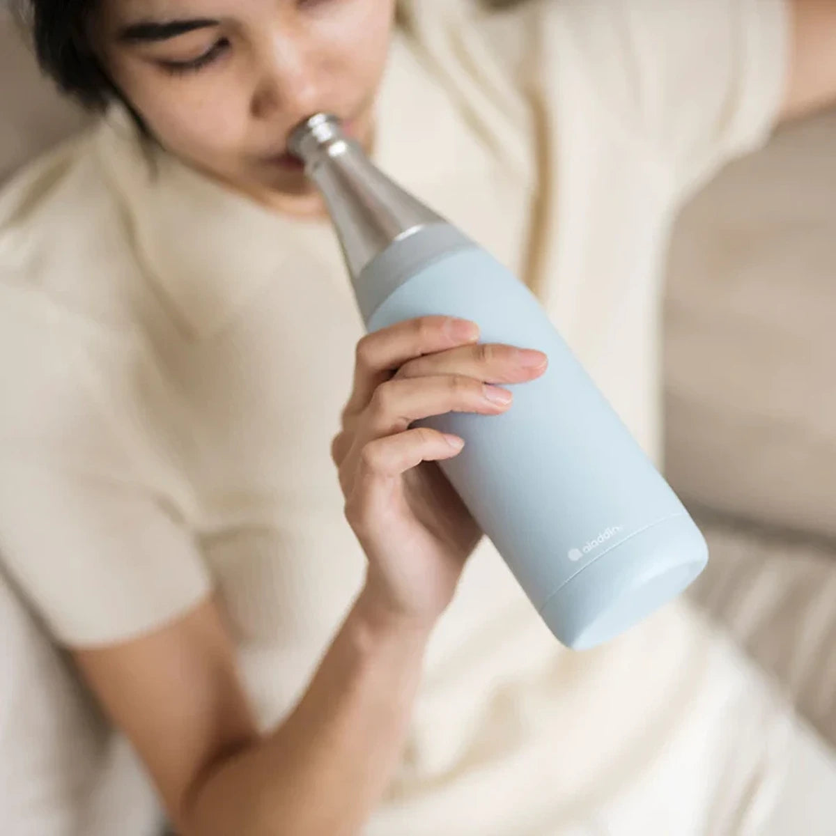 Aladdin Fresco Thermavac Wtr Btl 0.6L Sky Blue