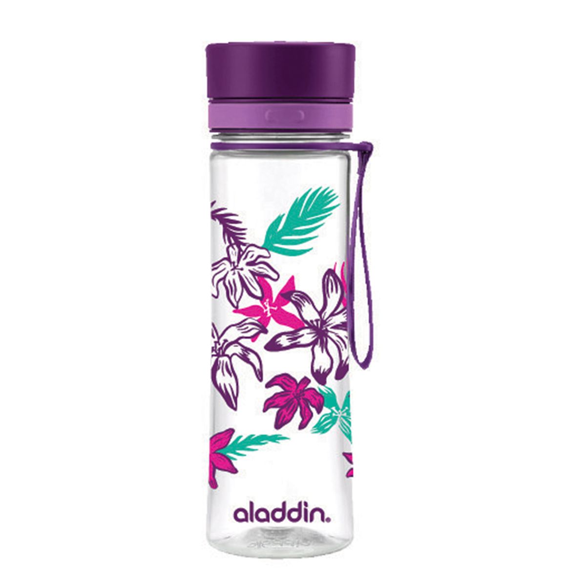 Aladdin Aveo Water Bottle 0.6L-Purple (Graphics)