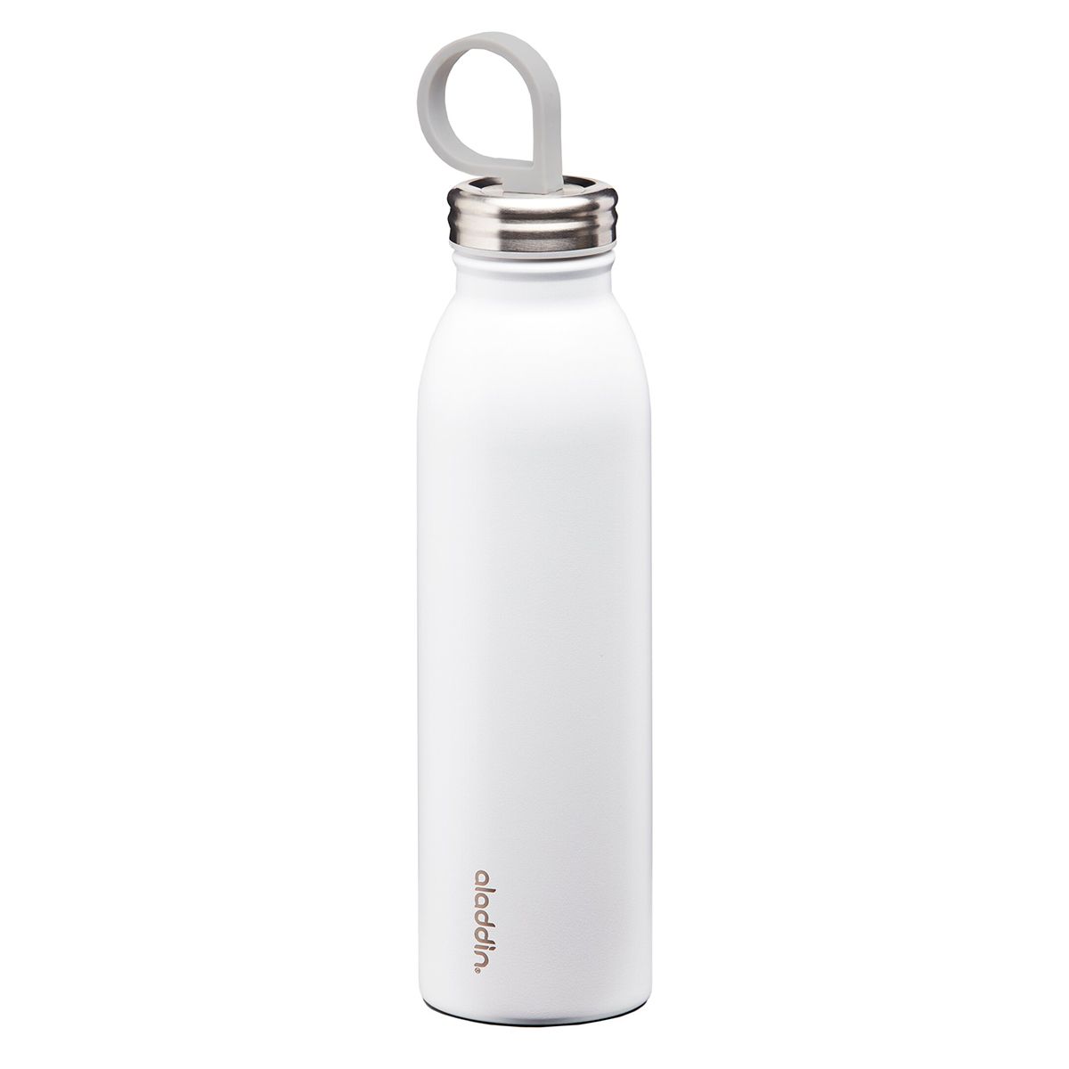 Aladdin Chilled Thermavac Stainless Steel Water Bottle 0.55L - Snowflake White