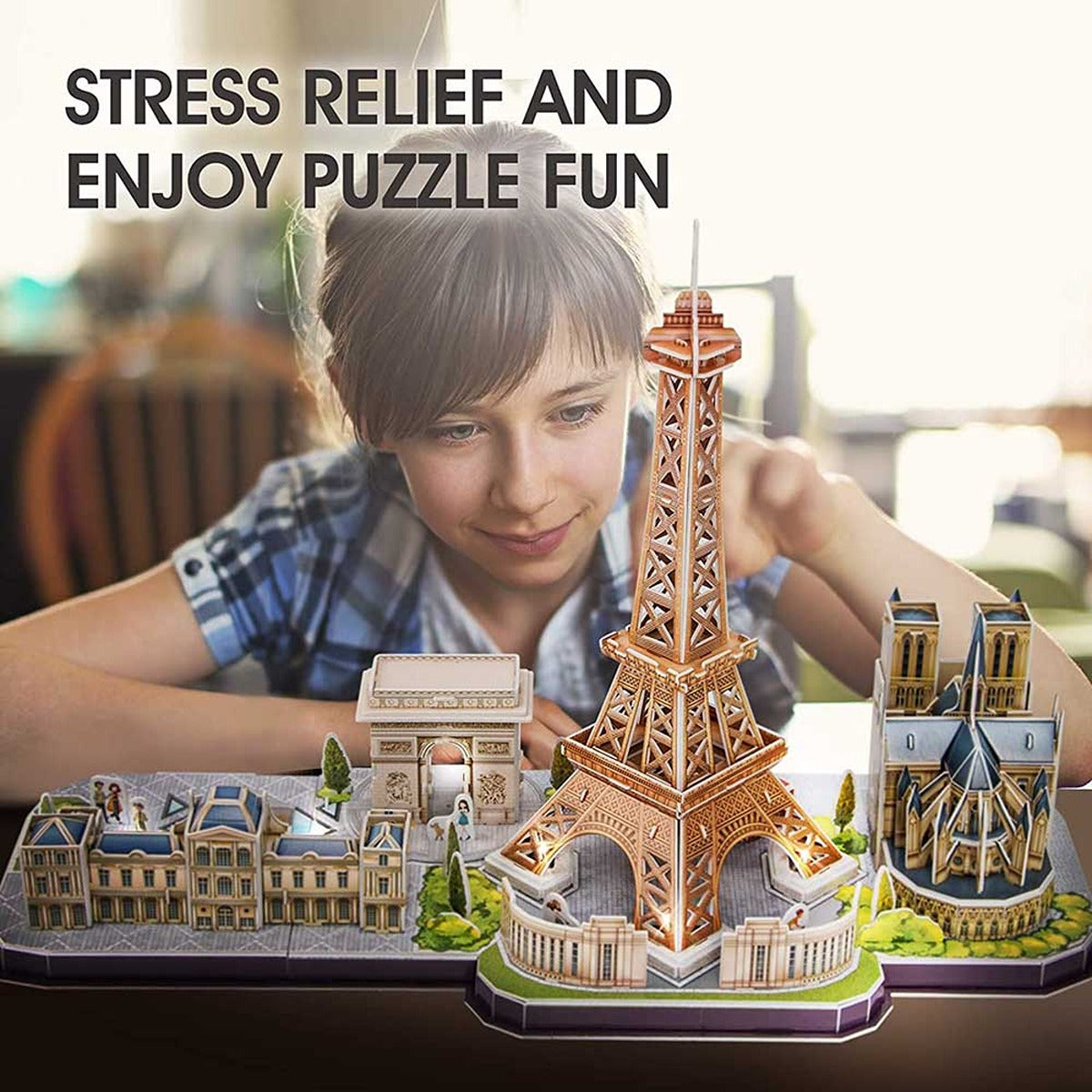 CUBICF 3D-PUZZLE-LED-CITYLINE-PARIS-115PCS-BO