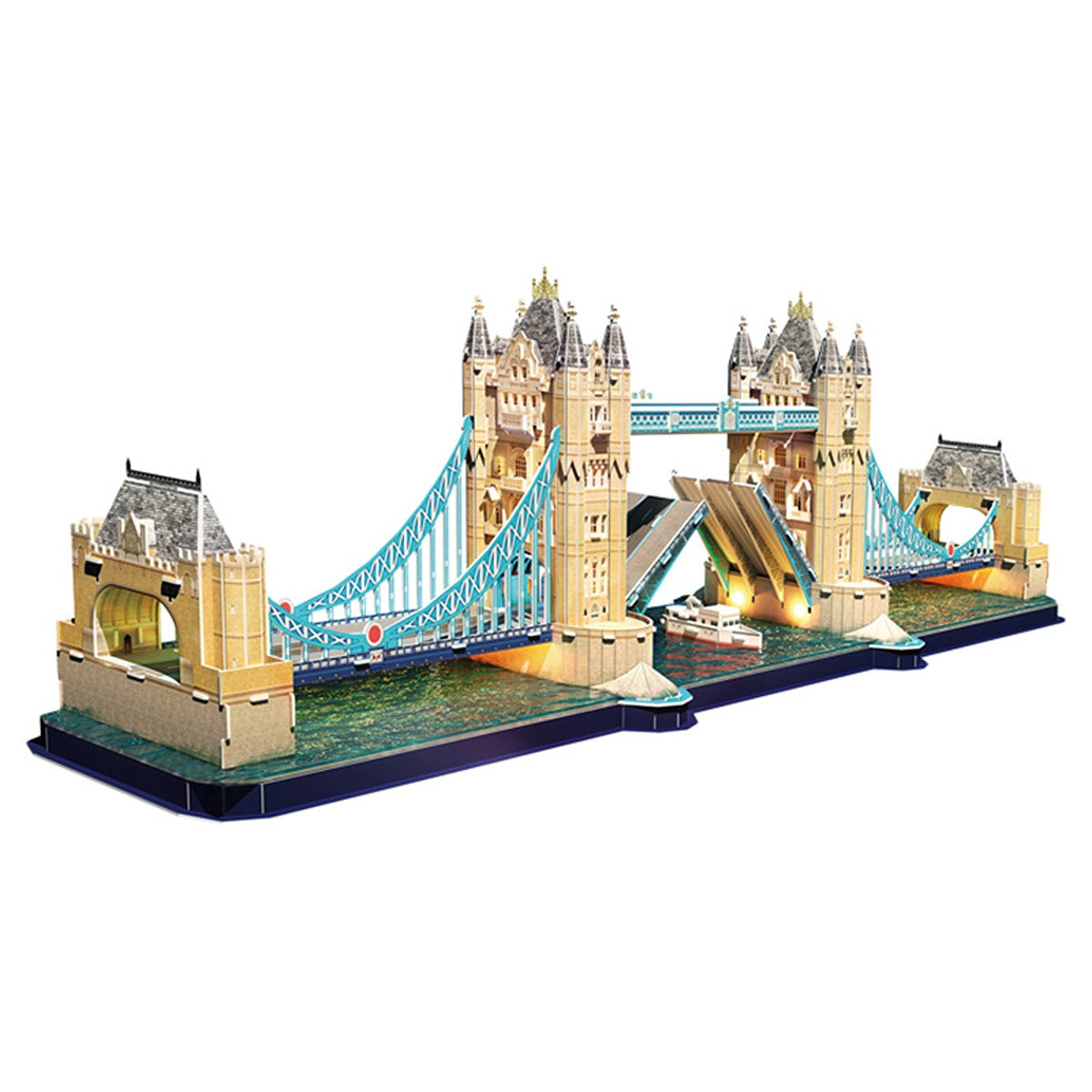 CUBICF 3D-PUZZLE-LED-TOWER-BRIDGE-222PCS-BO