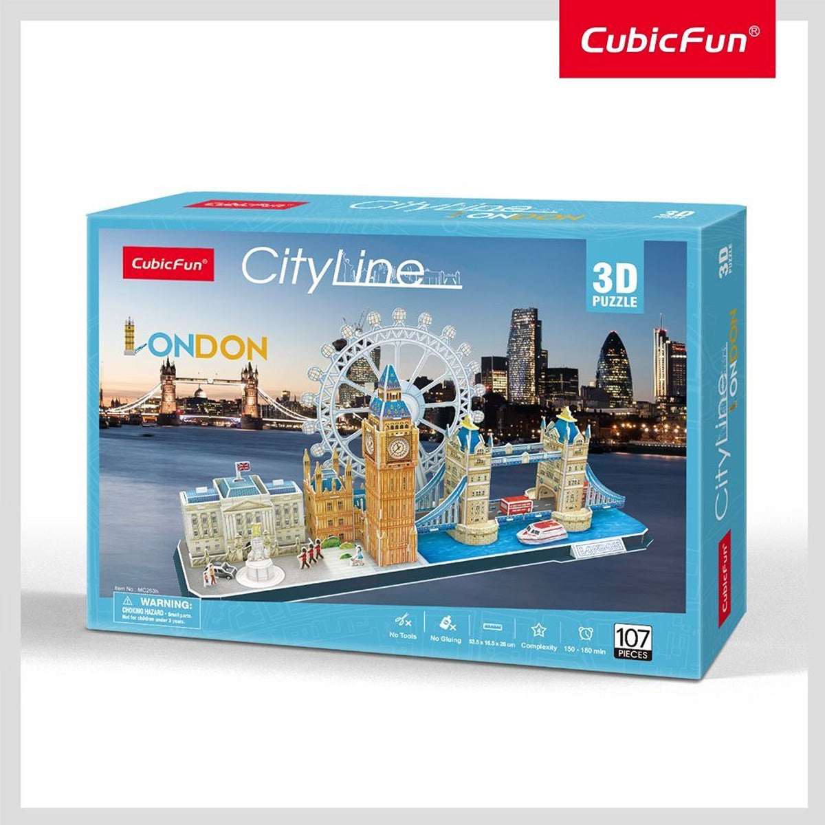 CUBICF 3D-PUZZLE-CITYLINE-LONDON-107PCS