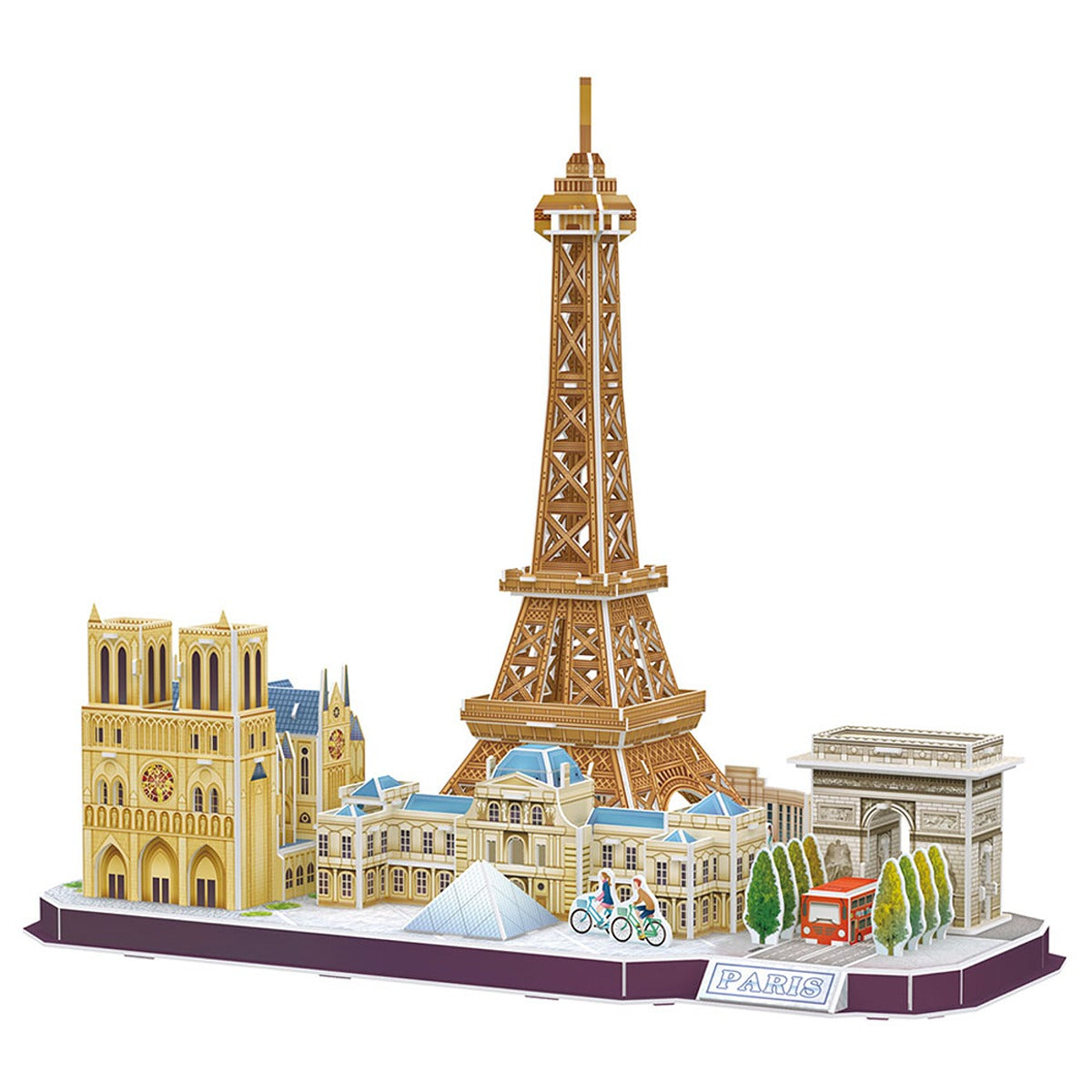 CUBICF 3D-PUZZLE-CITYLINE-PARIS-114PCS