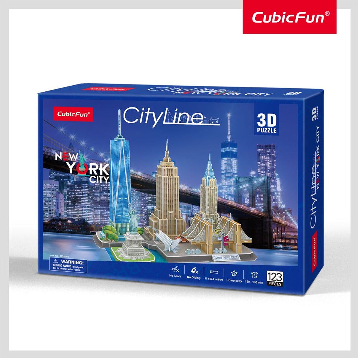 CUBICF 3D-PUZZLE-CITYLINE-NEW-YORK-CITY-123PCS