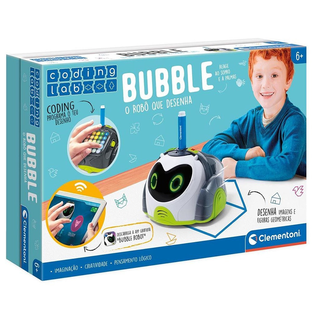 CLEMEN CLEMENTONI-CODING-LAB-BUBBLE-ROBOT