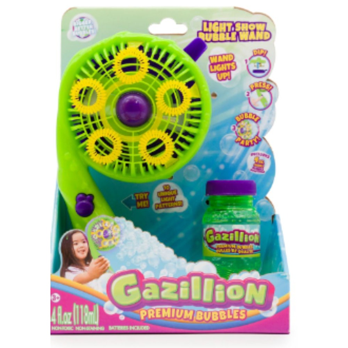 FUNRIS GAZILLION-BUBBLE-LIGHT-SHOW-WAND-BO