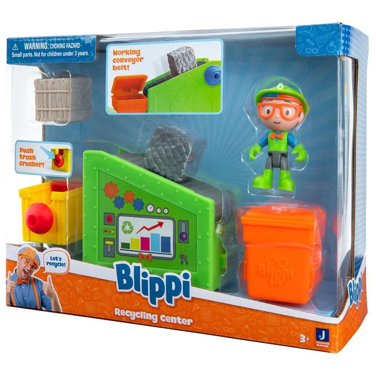 jaswar BLIPPI-LITTLE-RECYCLING-CENTER-PLAYSET