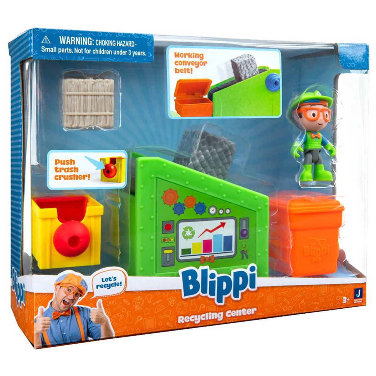 jaswar BLIPPI-LITTLE-RECYCLING-CENTER-PLAYSET