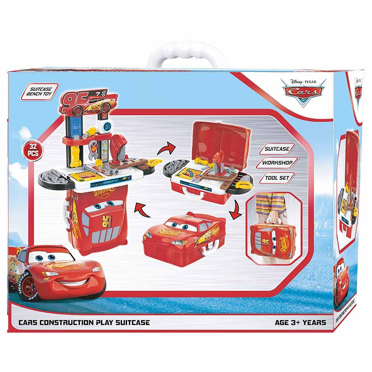 JAKKS CARS-CONSTRUCTION-PLAY-SUITCASE