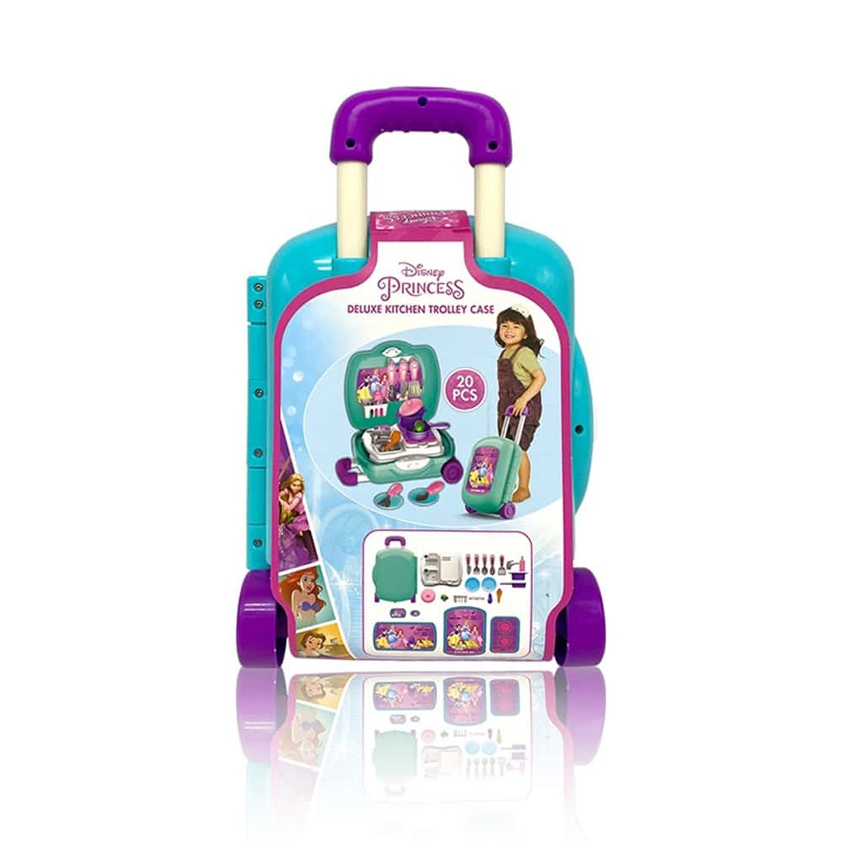 JAKKS DPRINCESS-DELUXE-KITCHEN-TROLLEY-CASE