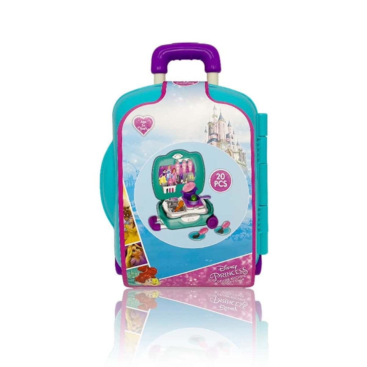 JAKKS DPRINCESS-DELUXE-KITCHEN-TROLLEY-CASE